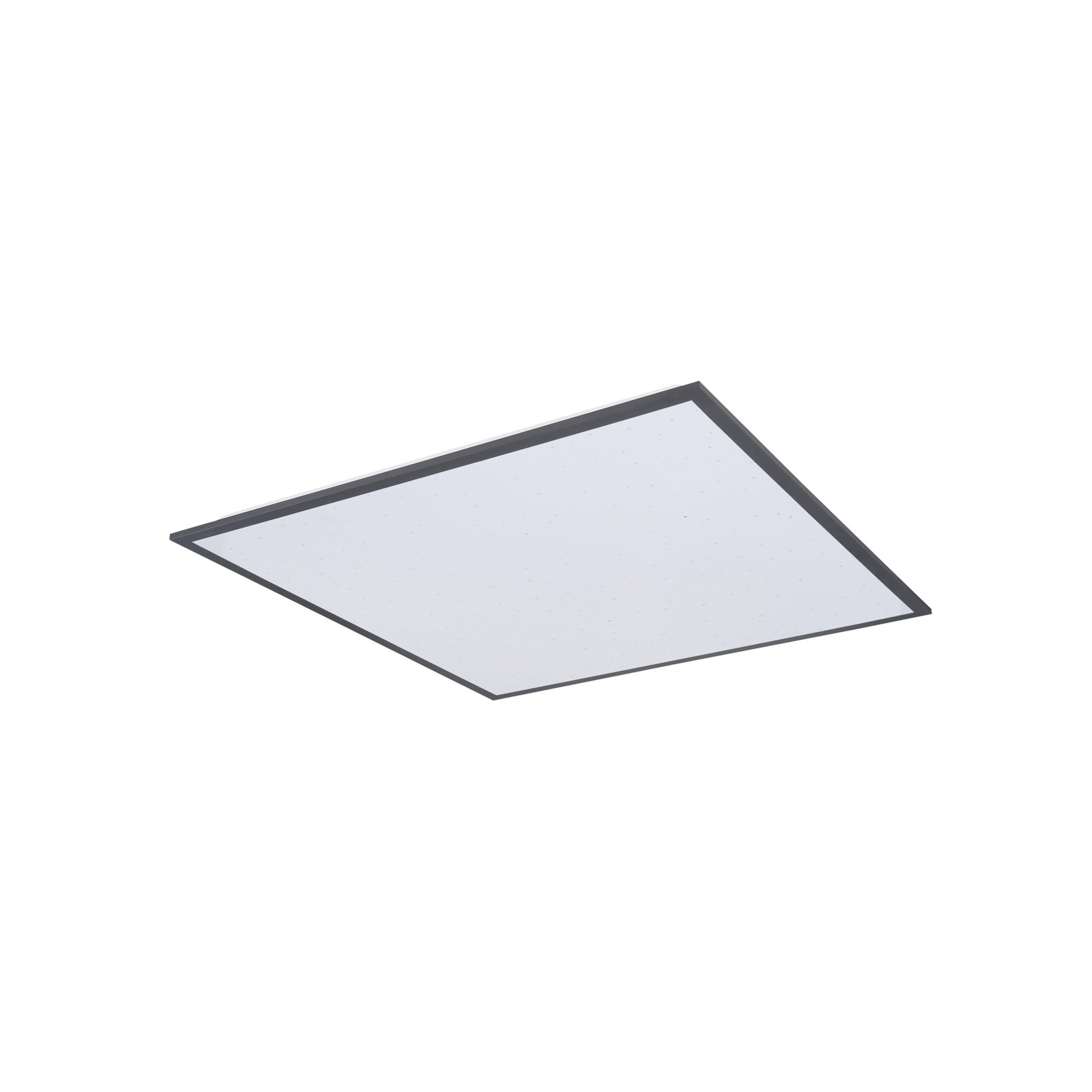 Plafonnier LED Doro, longueur 59 cm, blanc/graphite, aluminium