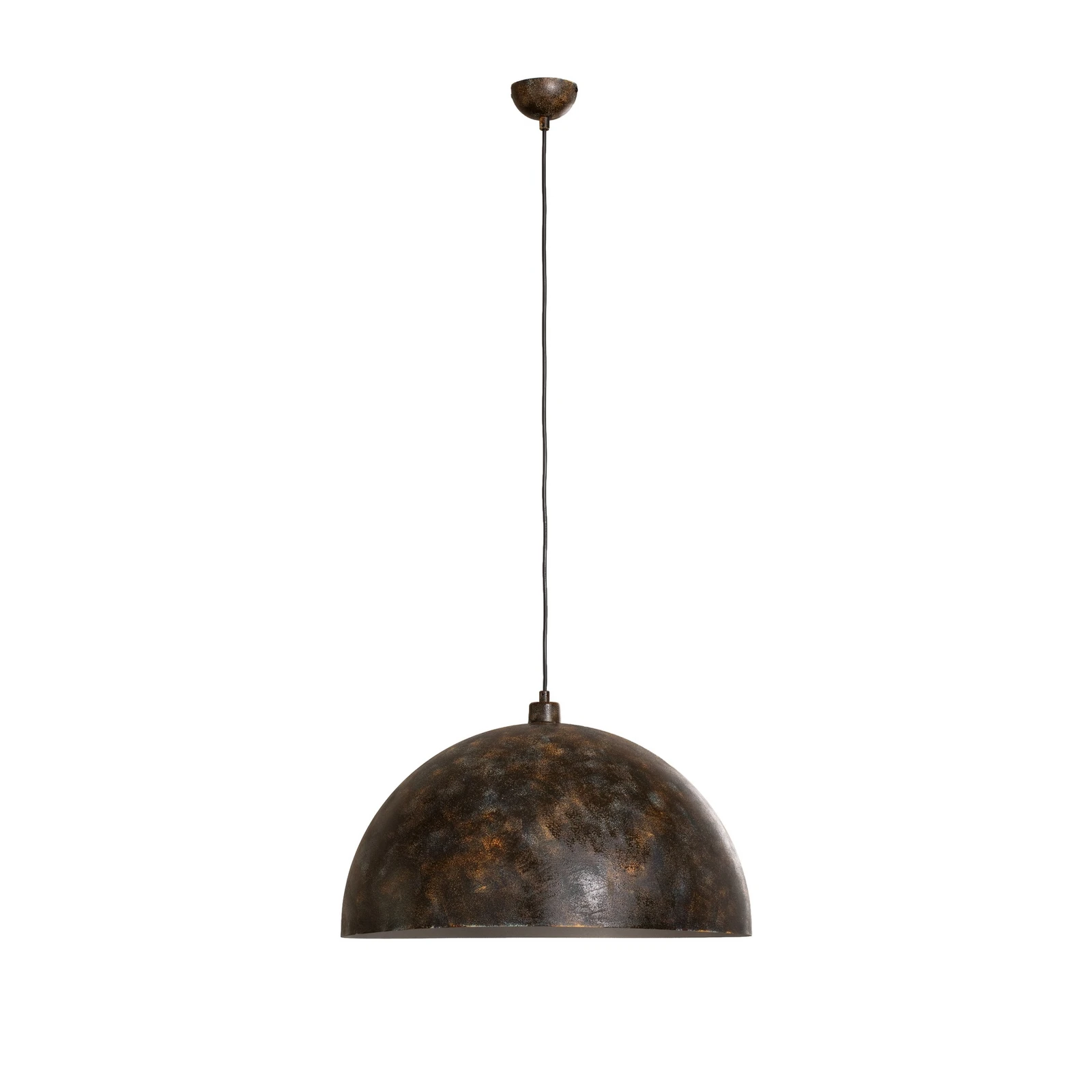 Pakabinamas šviestuvas „Berceste“, skersmuo 60 cm, senovinis varis, metalas