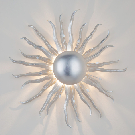 Fortryllende SONNE SILBER vegglampe Ø 70 cm