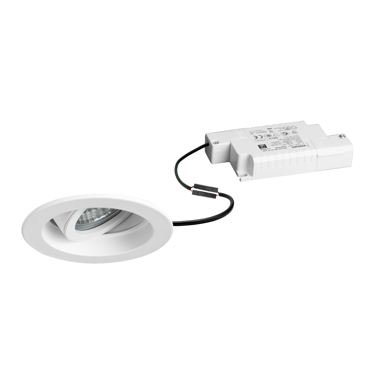 BRUMBERG Tirrel deep LED recessed spotlight RC, 830, round, white