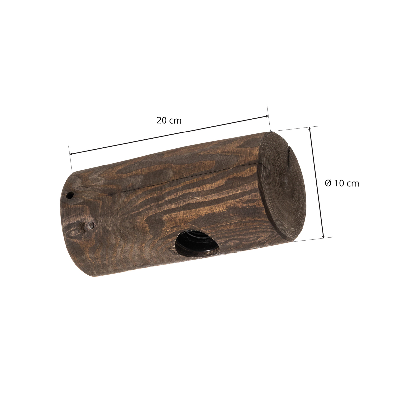 Beam Deckenlampe, 1-flammig, Kiefer dunkel, Envostar
