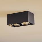 FLOS Compass Box H135 - 2-bulb ceiling light black