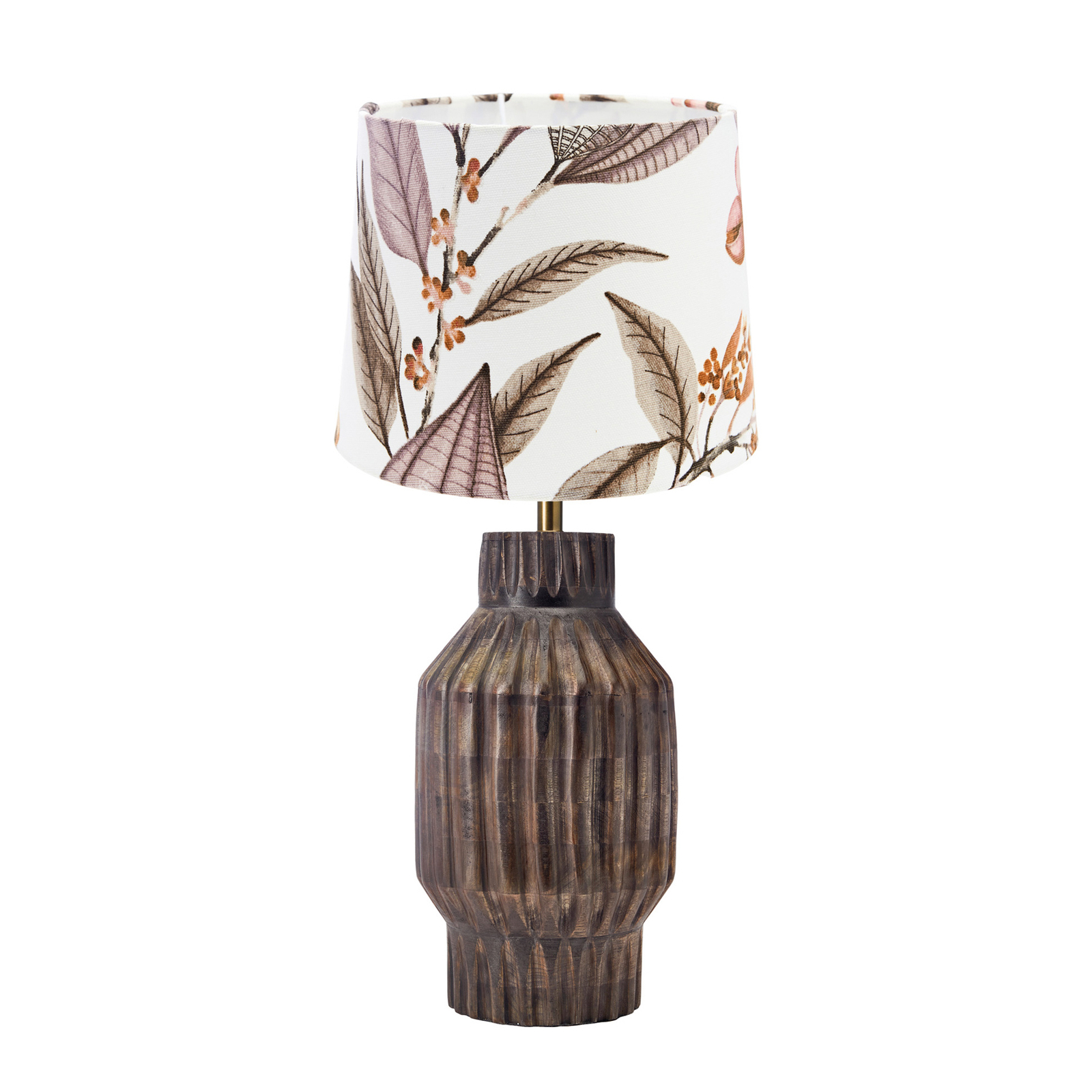 PR Home Turi Tischleuchte Ø 35cm braun/powder pink