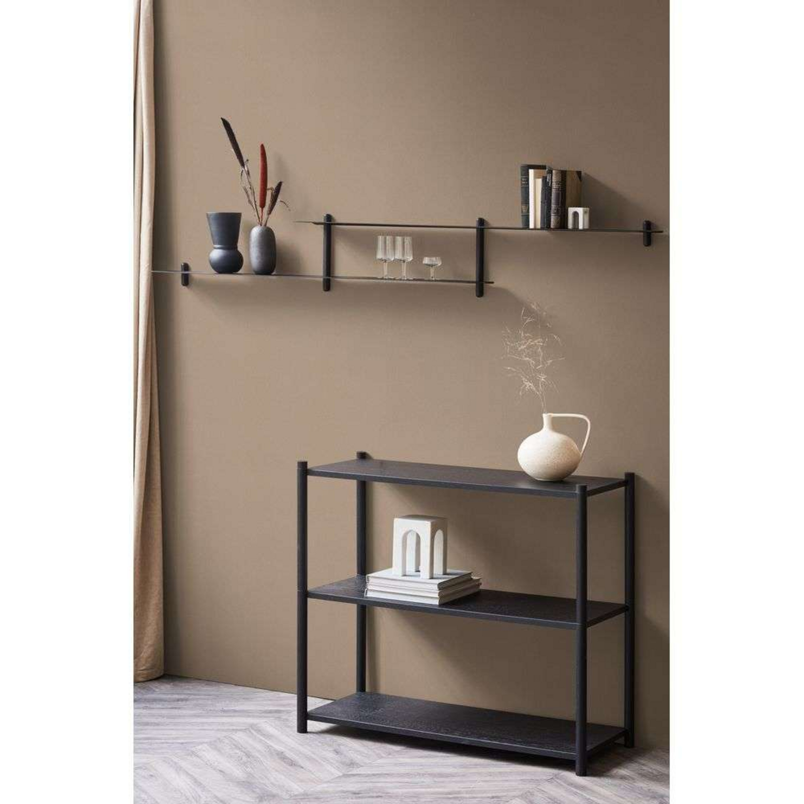 Nivo Shelf H Negru Frasin/Negru - GEJST