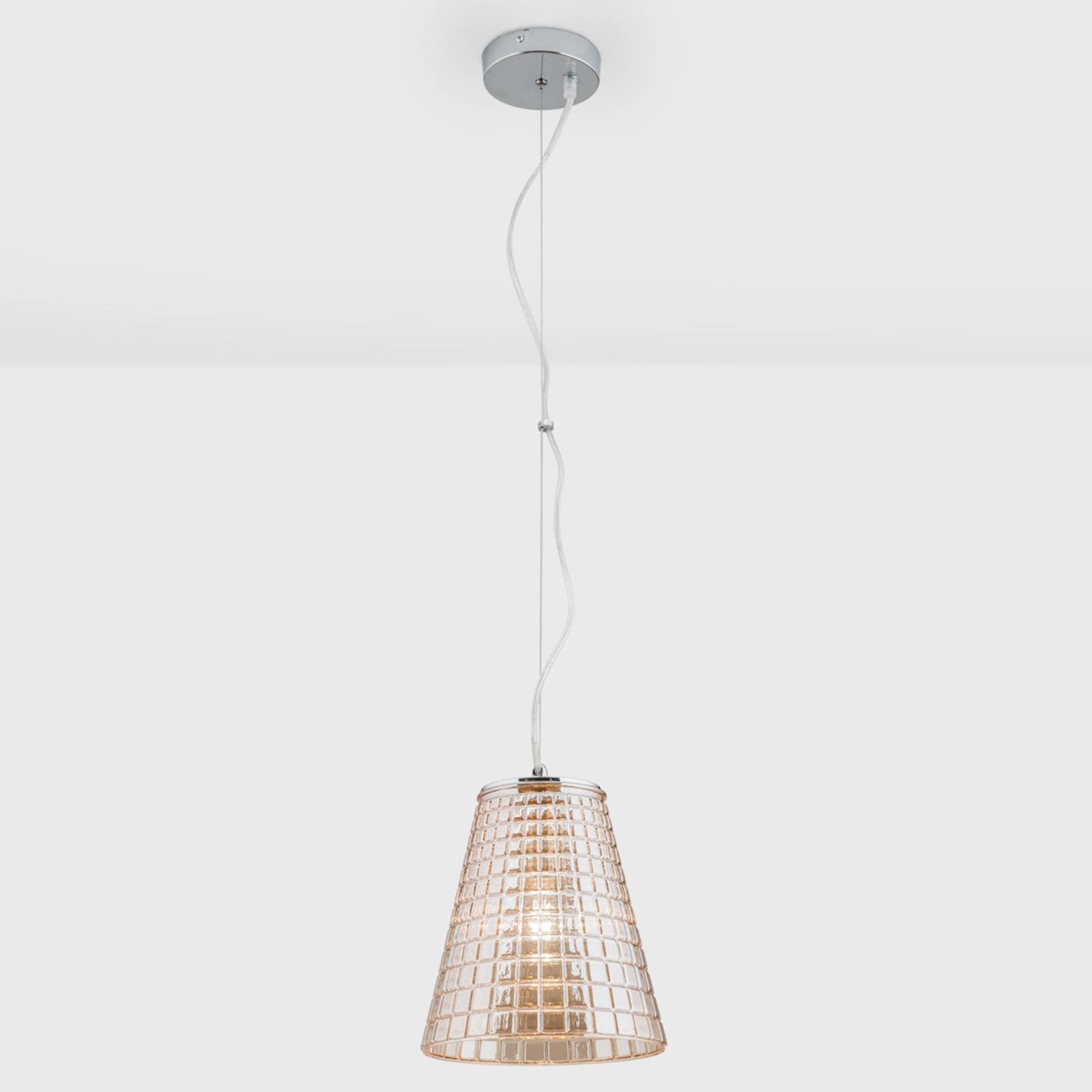 ORION Mit Diamantschliff - Glas-Pendelleuchte Sarala amb