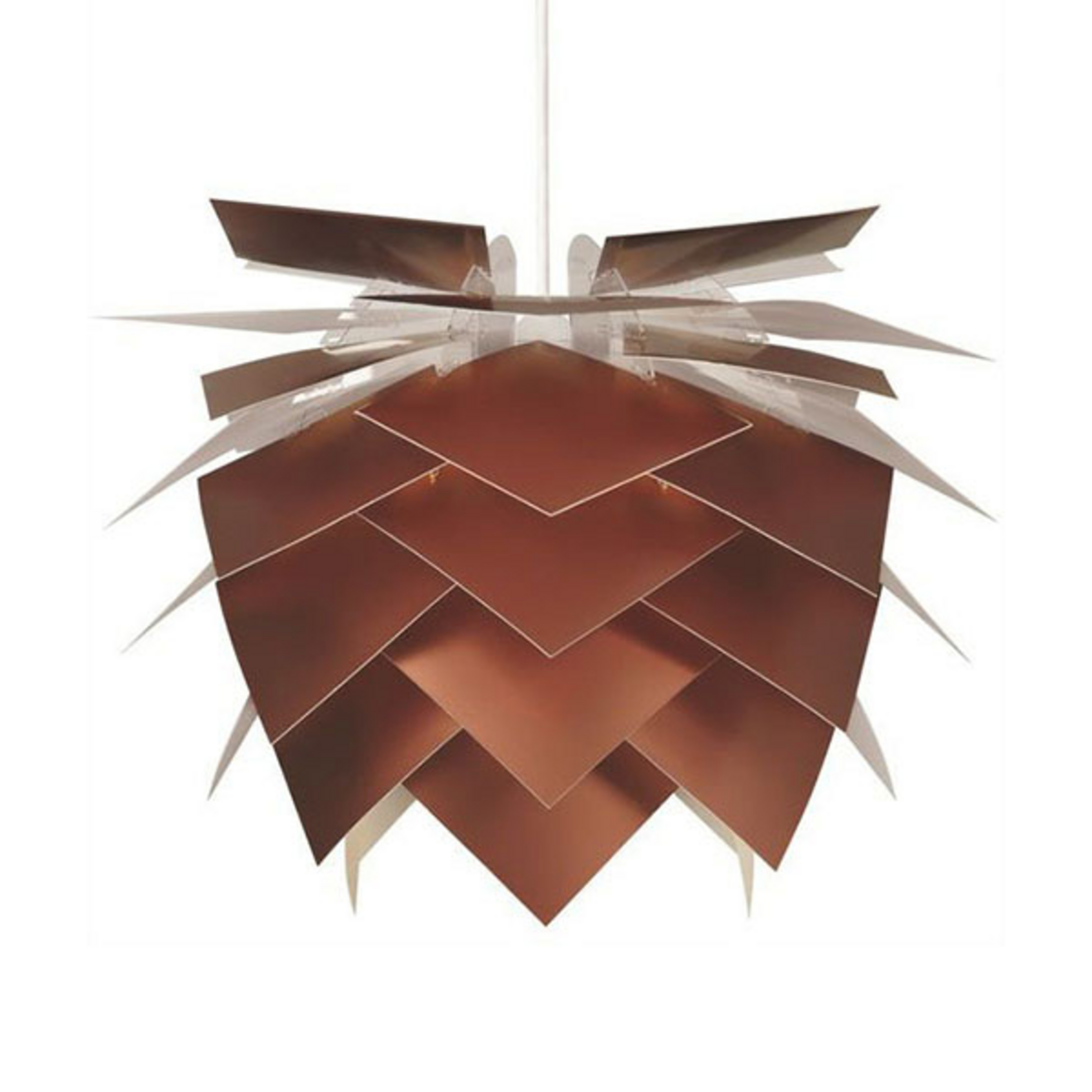 Dyberg Larsen PineApple M Copper Look wisząca 45cm