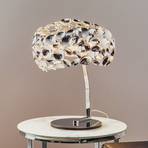 Interesująca lampa stołowa LED Narisa chromowana