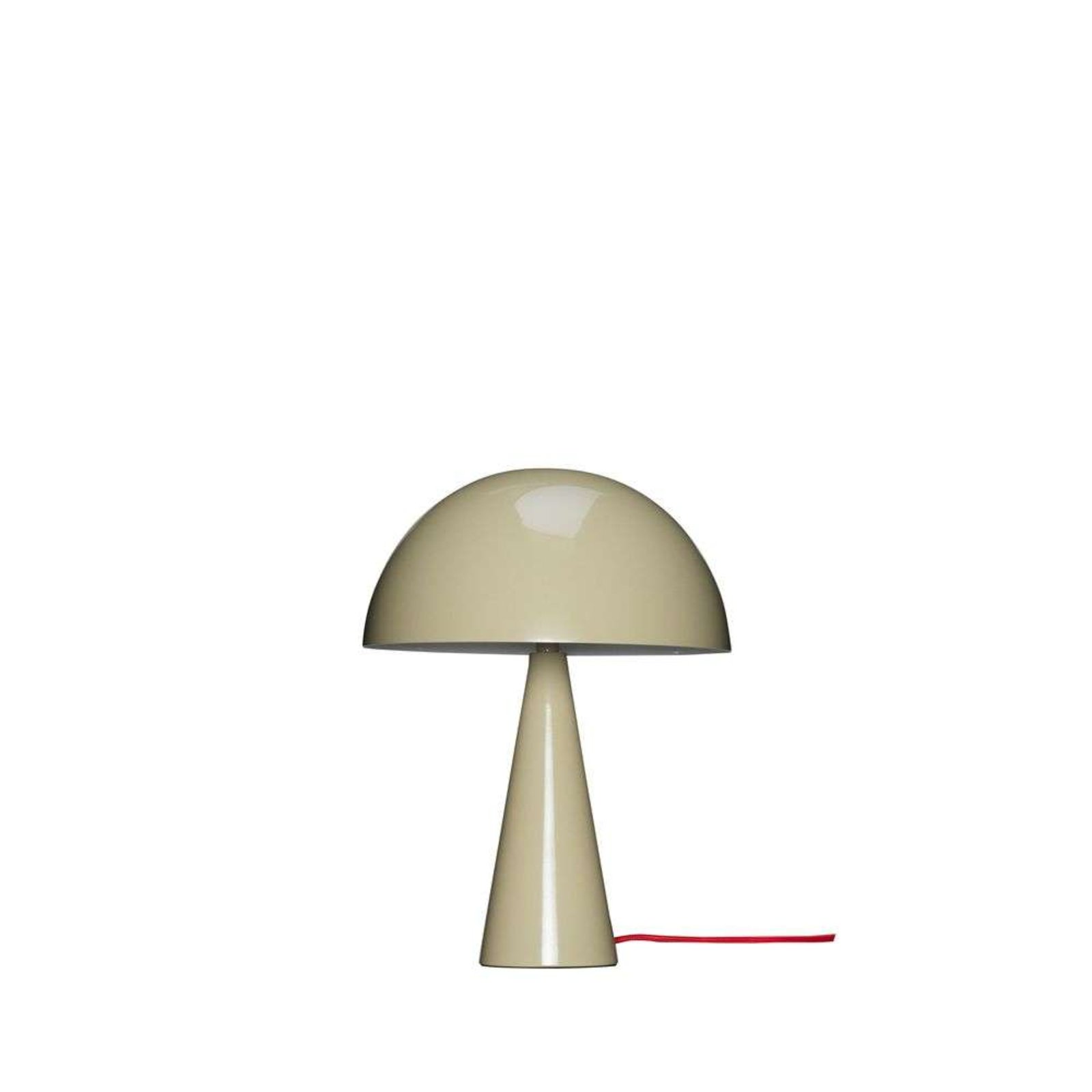 Mush Mini Bordslampa Sand/Red - Hübsch