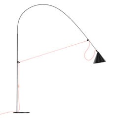 midgard lampa stojąca LED AYNO XL, czarny/pomarańczowy 4000 K 290 cm
