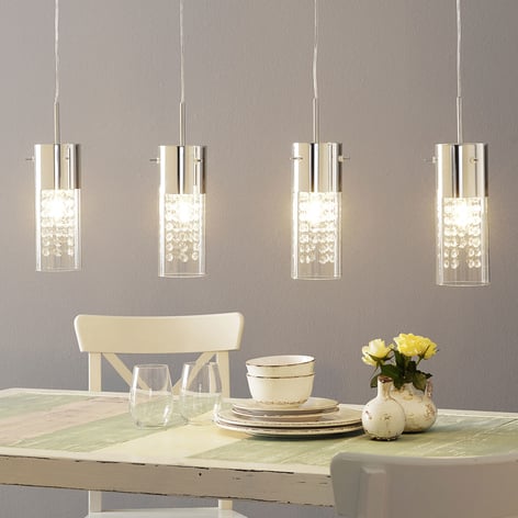 Charmante hanglamp Diamond 4 lichts