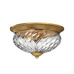 Plantation ceiling light, Ø 36 cm, brushed bronze