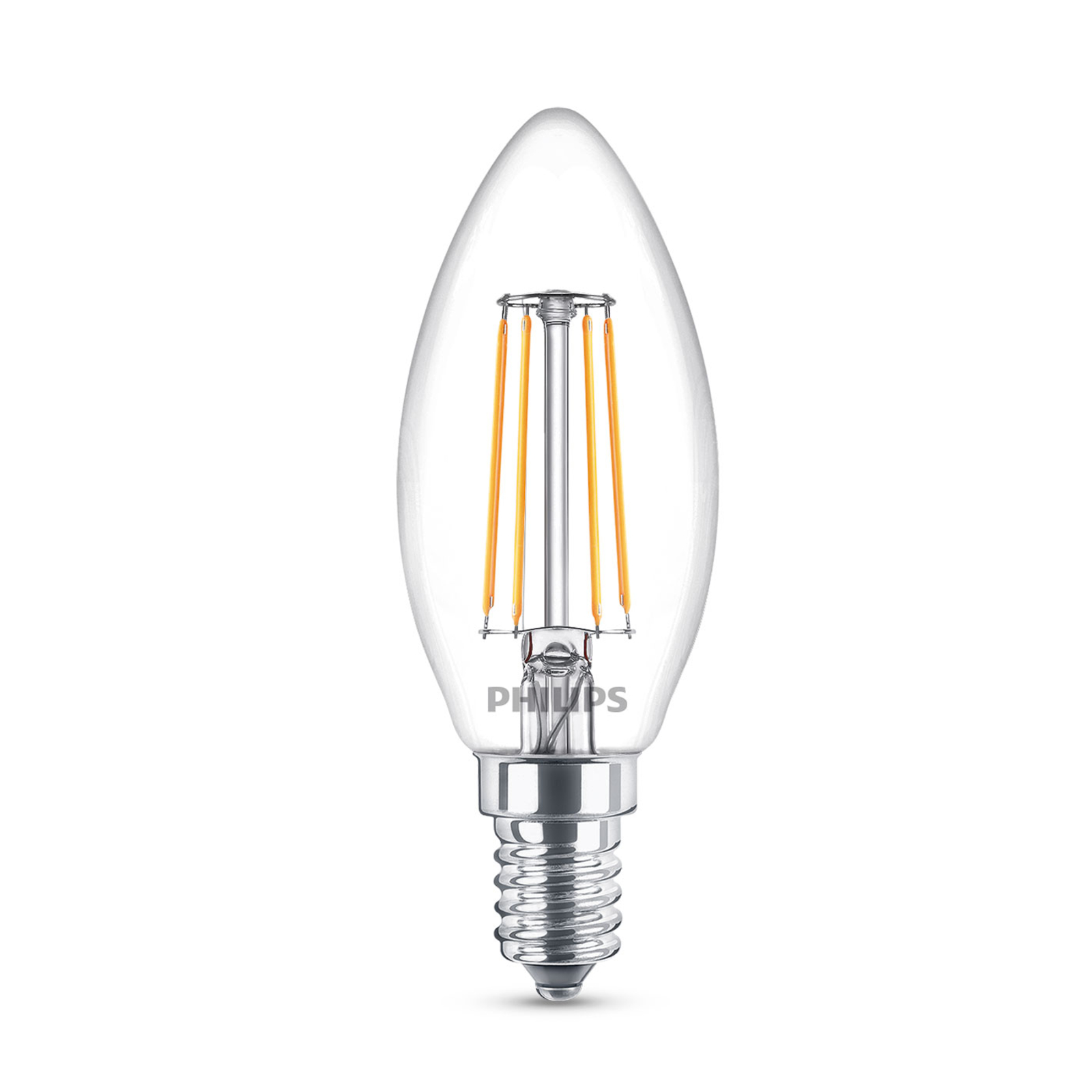 Philips Classic LED bulb E14 B35 4,3W clear 4.000K