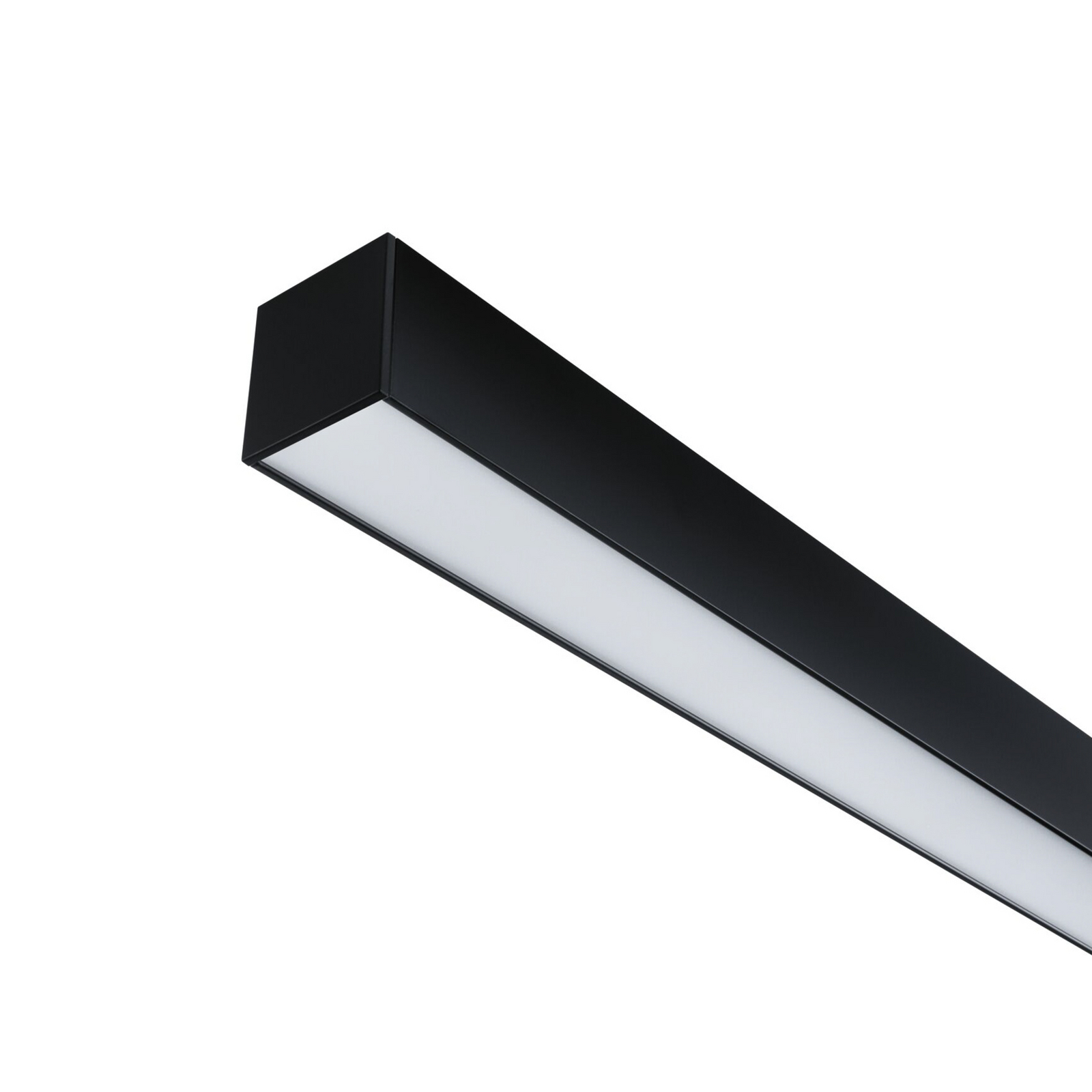 Paulmann Linion black batten light, 1 m, master transformer on/off Paulmann Linion black batten light, 1 m, master transformer on/off