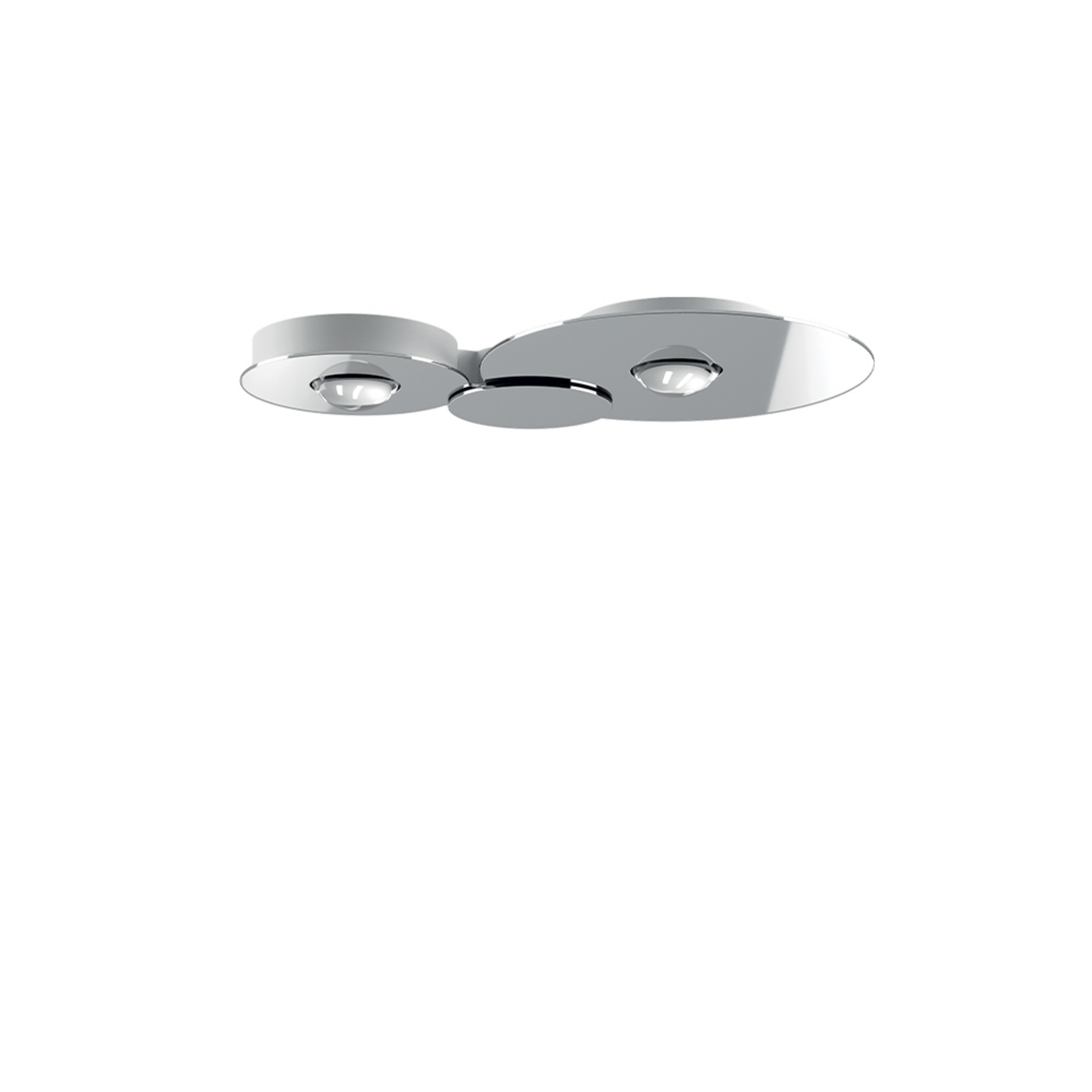 Bugia Plafonnier Double 2700K Chrome - Lodes
