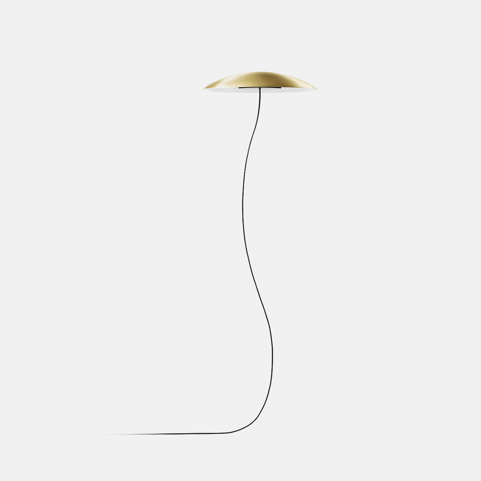 LEDS-C4 Noway Single LED-Stehlampe, gebogen