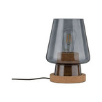Iben Lampe de Table Smoke/Cork - Paulmann