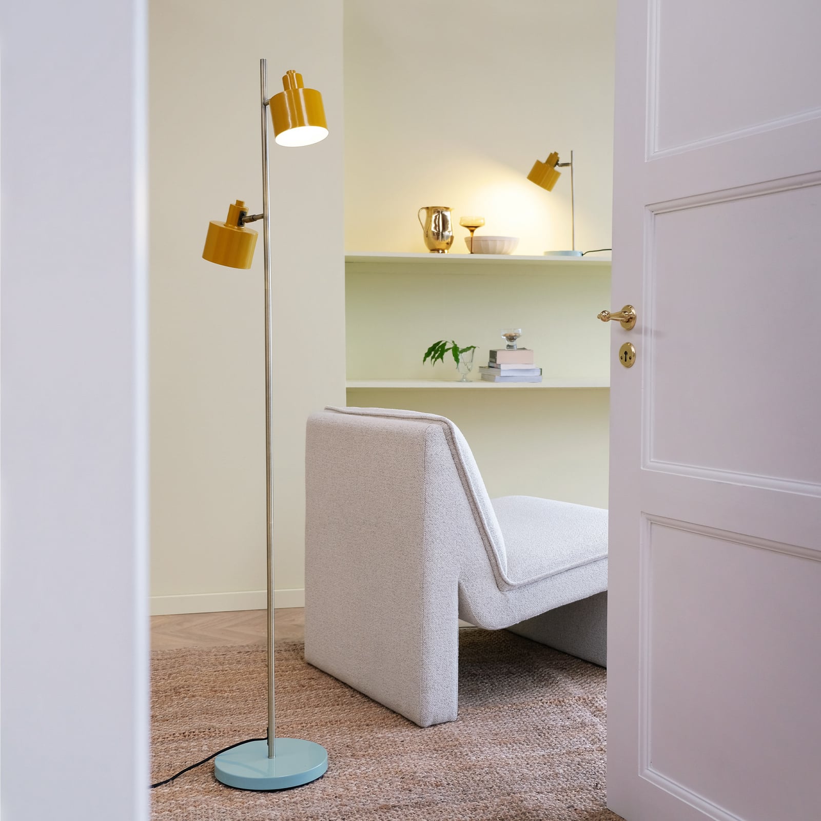 Ocean Stehleuchte Curry/Turquoise - Dyberg Larsen