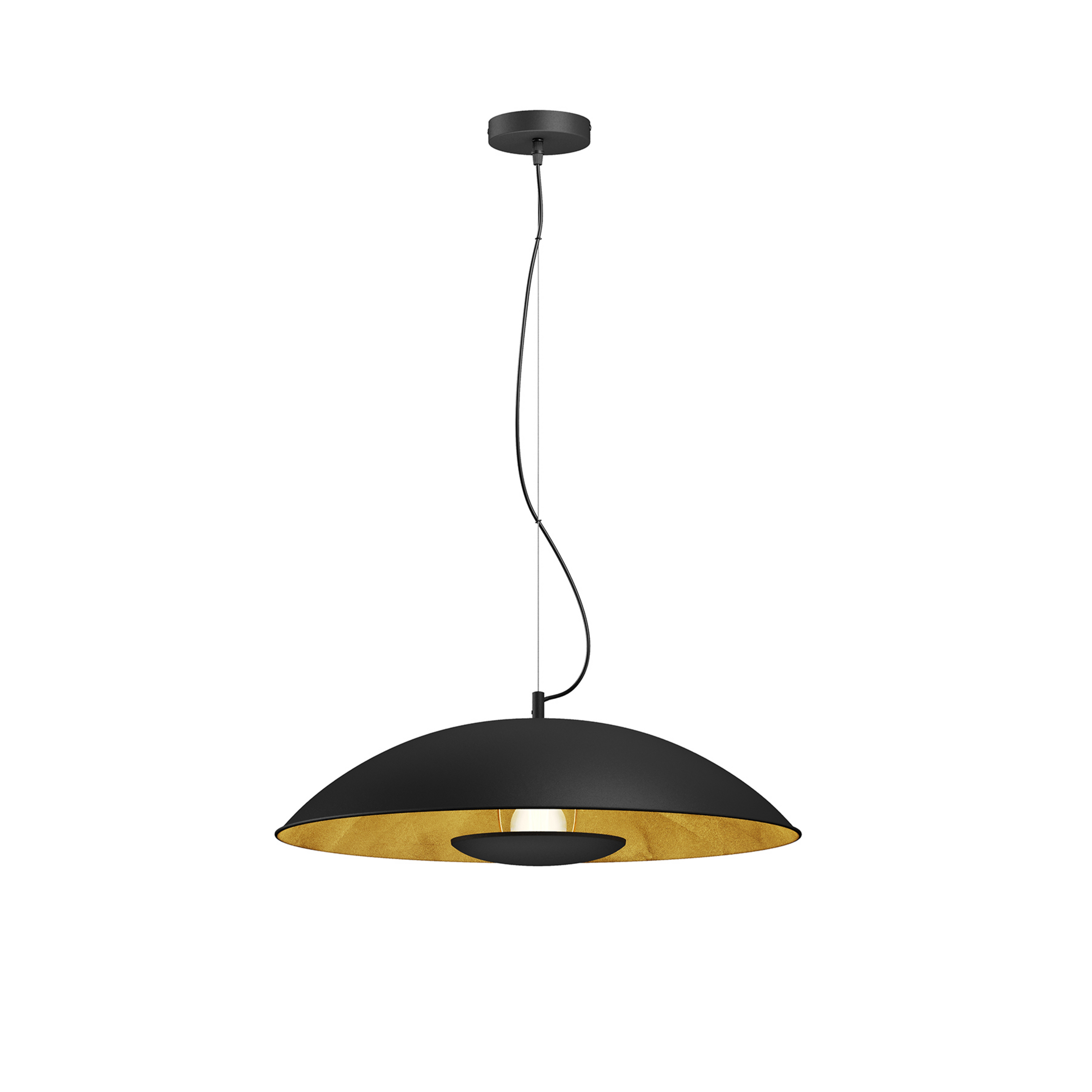 Emilienne Pendelleuchte Black/Gold - Lindby