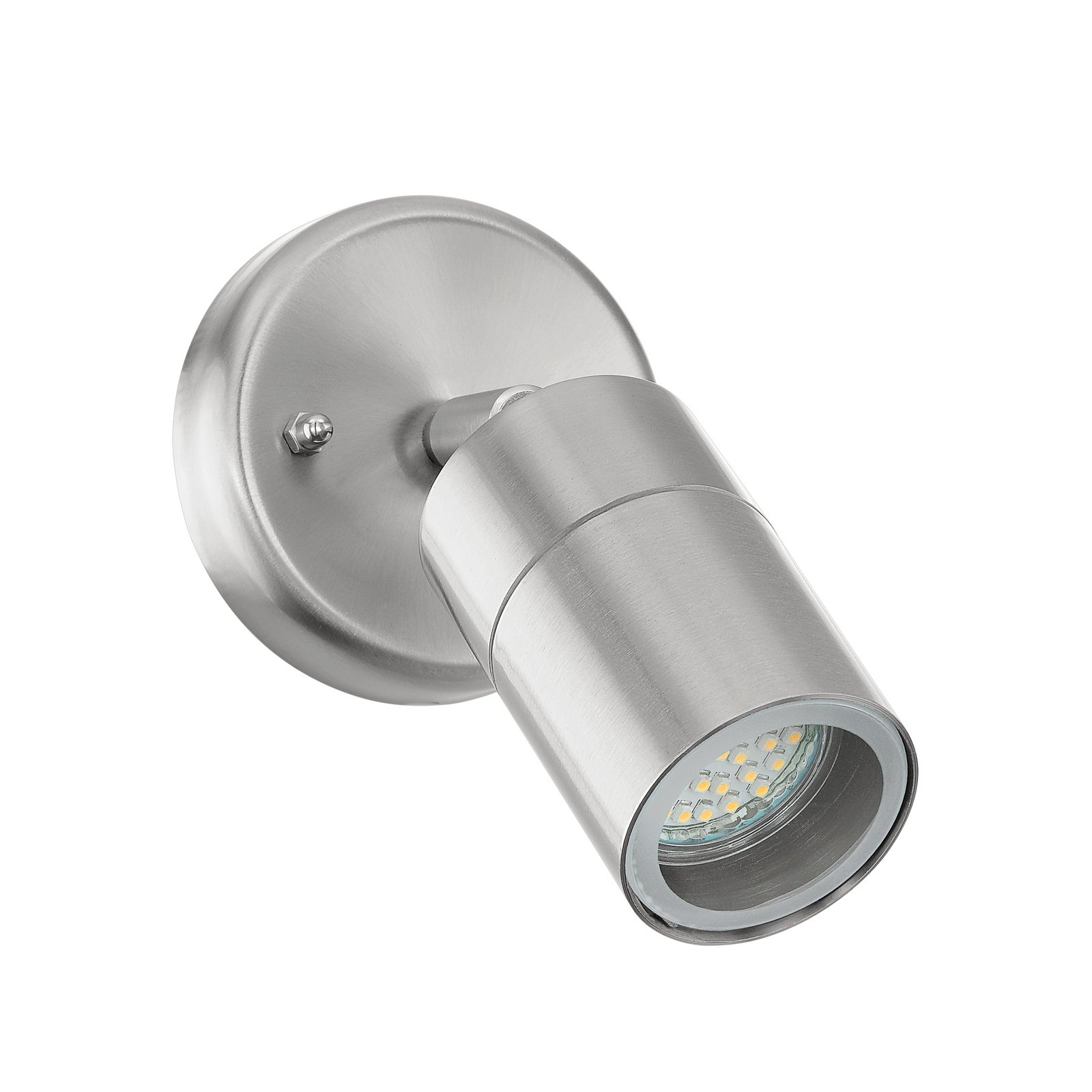 LED-välisvalgustid Stockholm, terasekollane, ulatus 10 cm