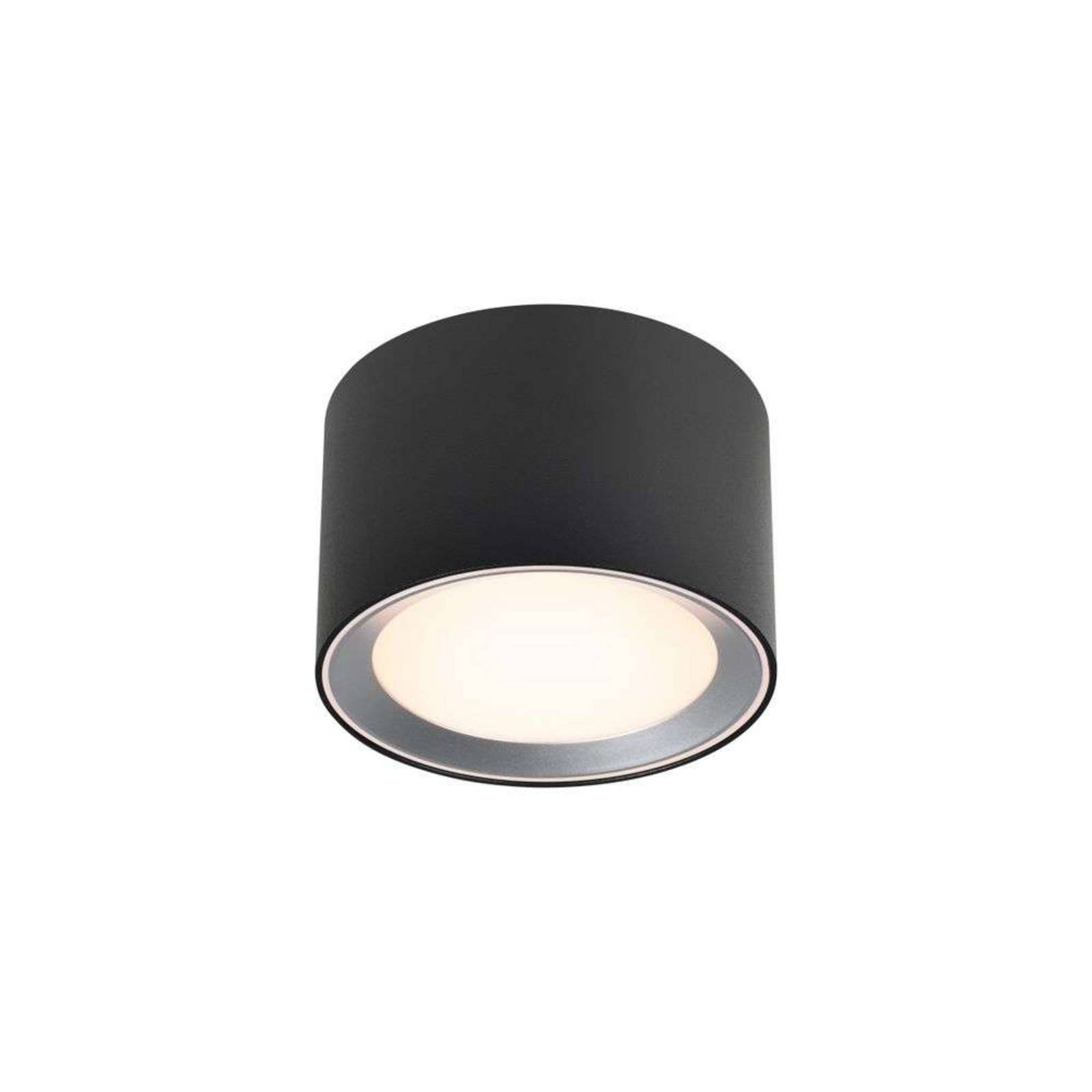 LED-Deckenspot Landon Smart, schwarz, Höhe 8,2 cm