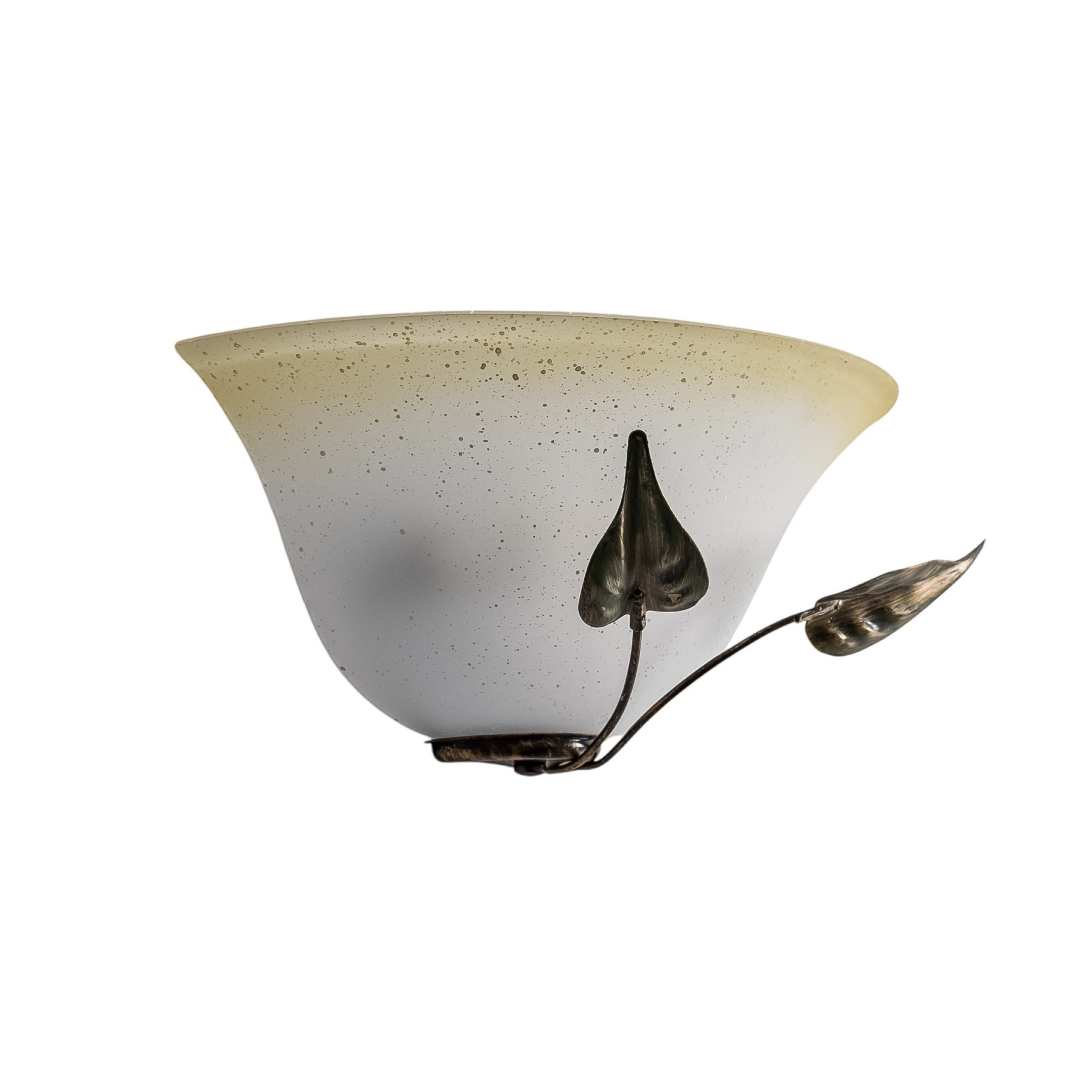 Seinavalgusti Mira, kreem/pronks, klaas, laius 30 cm, E27