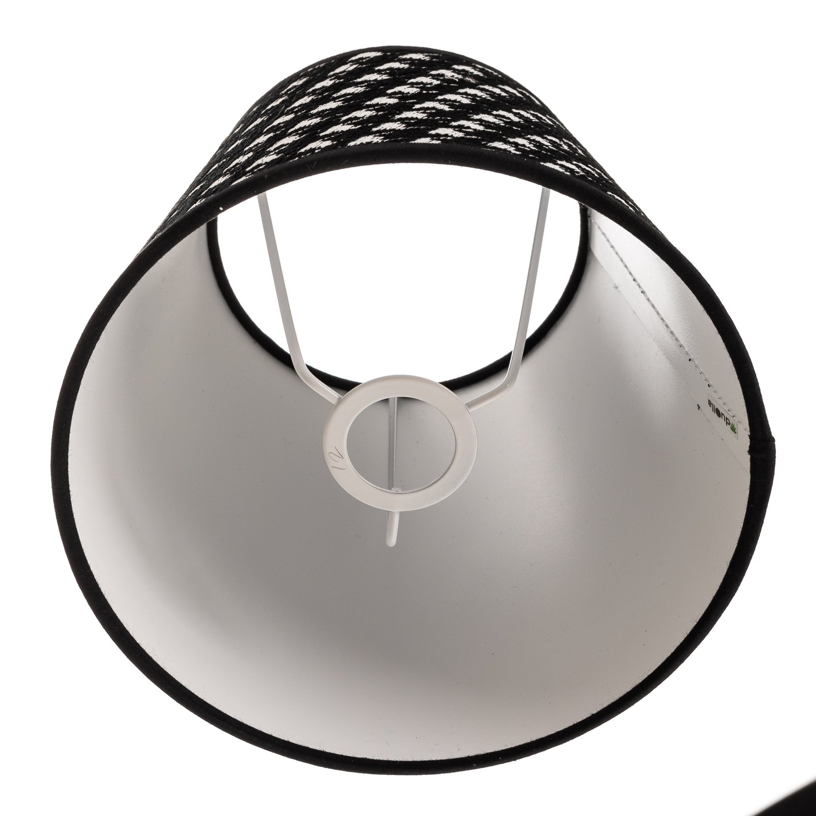 Sofia lámpaernyő 15,5cm, tyúklábmintás fekete