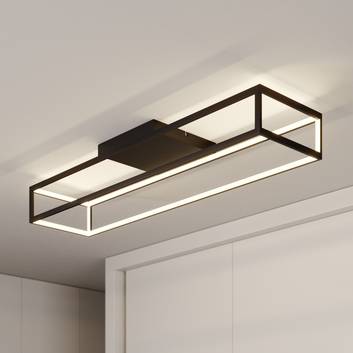 Lucande Byrana LED-Deckenlampe, rechteckig