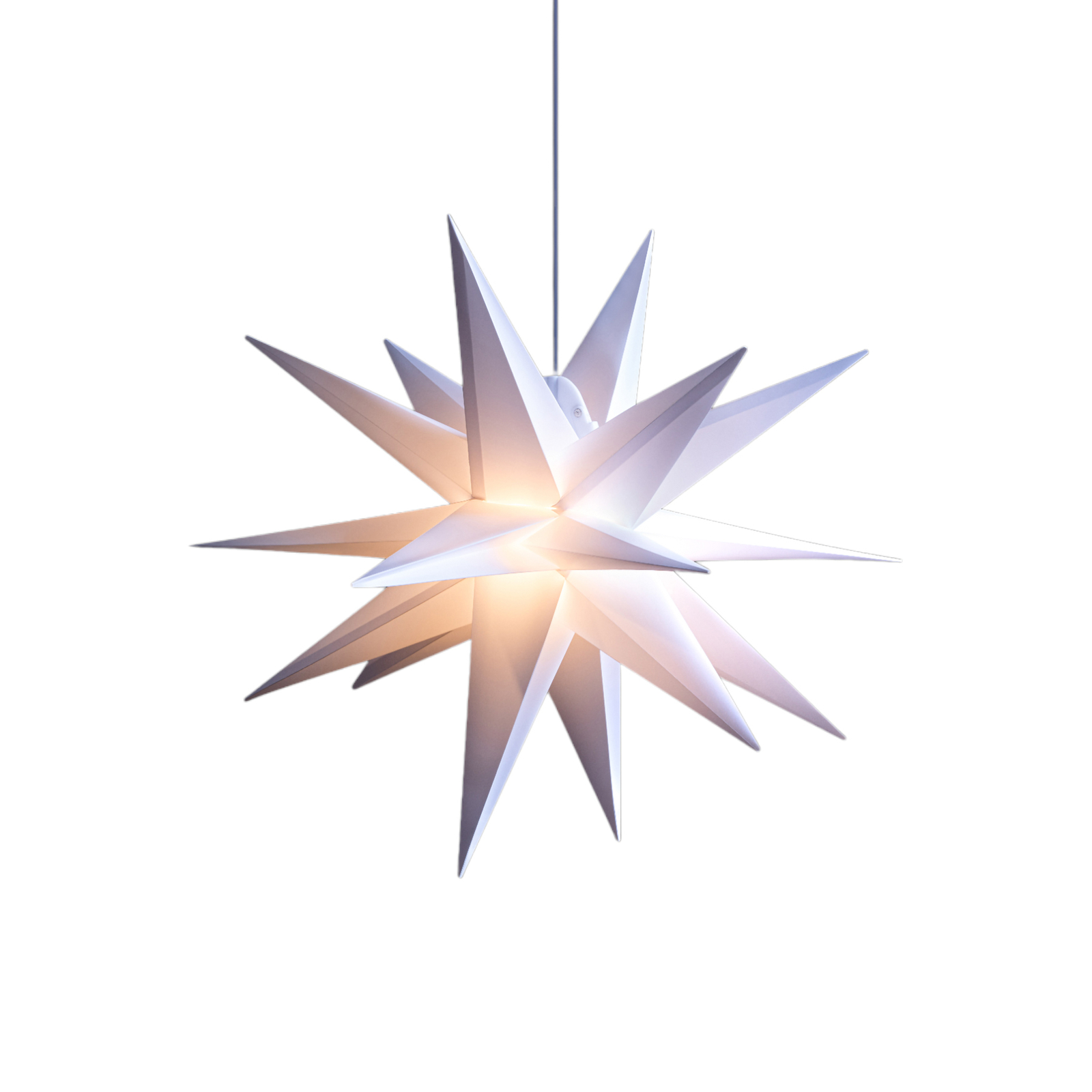 Sterntaler gwiazda IP44 E14 Ø 55 cm biała