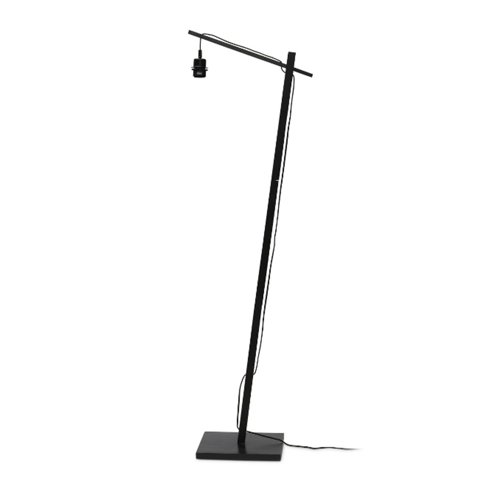 GOOD & MOJO Подова лампа Hokkaido, 150 cm, черна