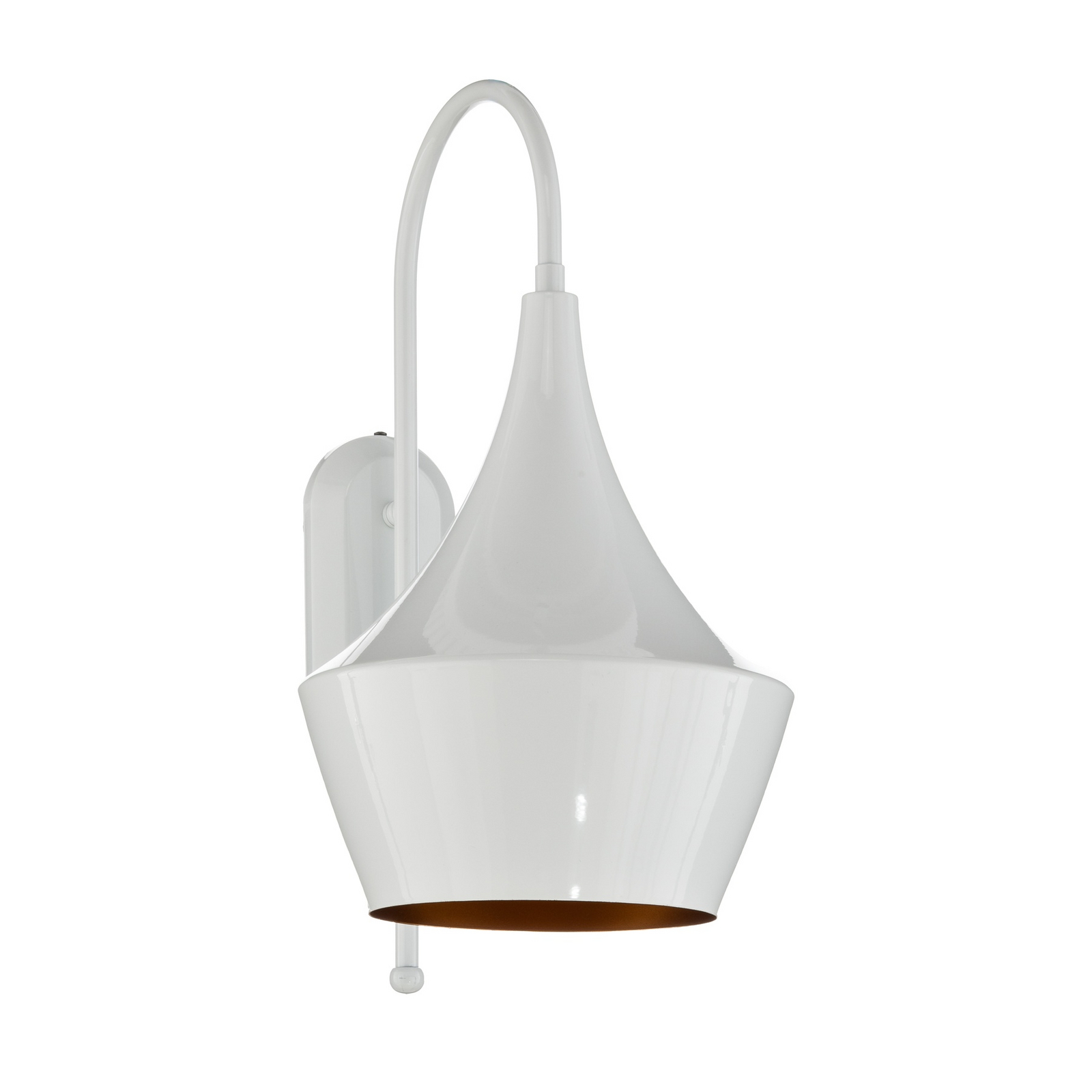 Wandleuchte Olaf, weiß, Metall, Höhe 48 cm Wandleuchte Olaf, weiß, Metall, Höhe 48 cm