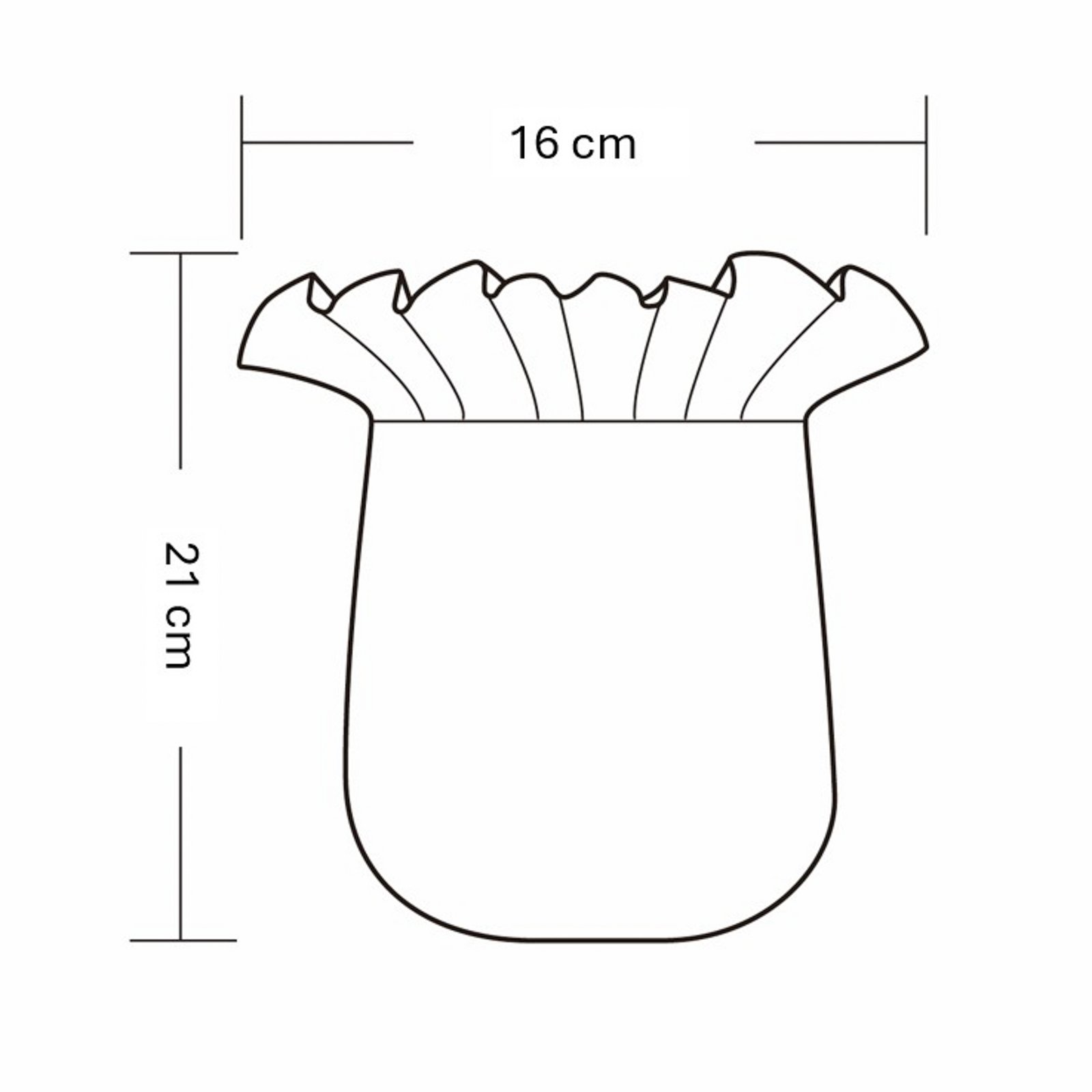 HDFlee vase, green, height 20 cm, glass - House Doctor