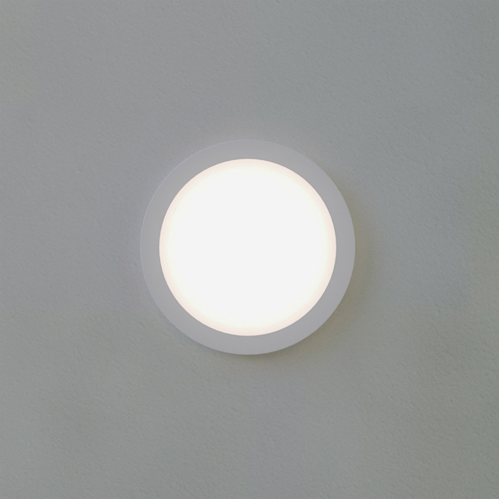 Prios Aureka LED ceiling lamp, sensor, 22.5 cm