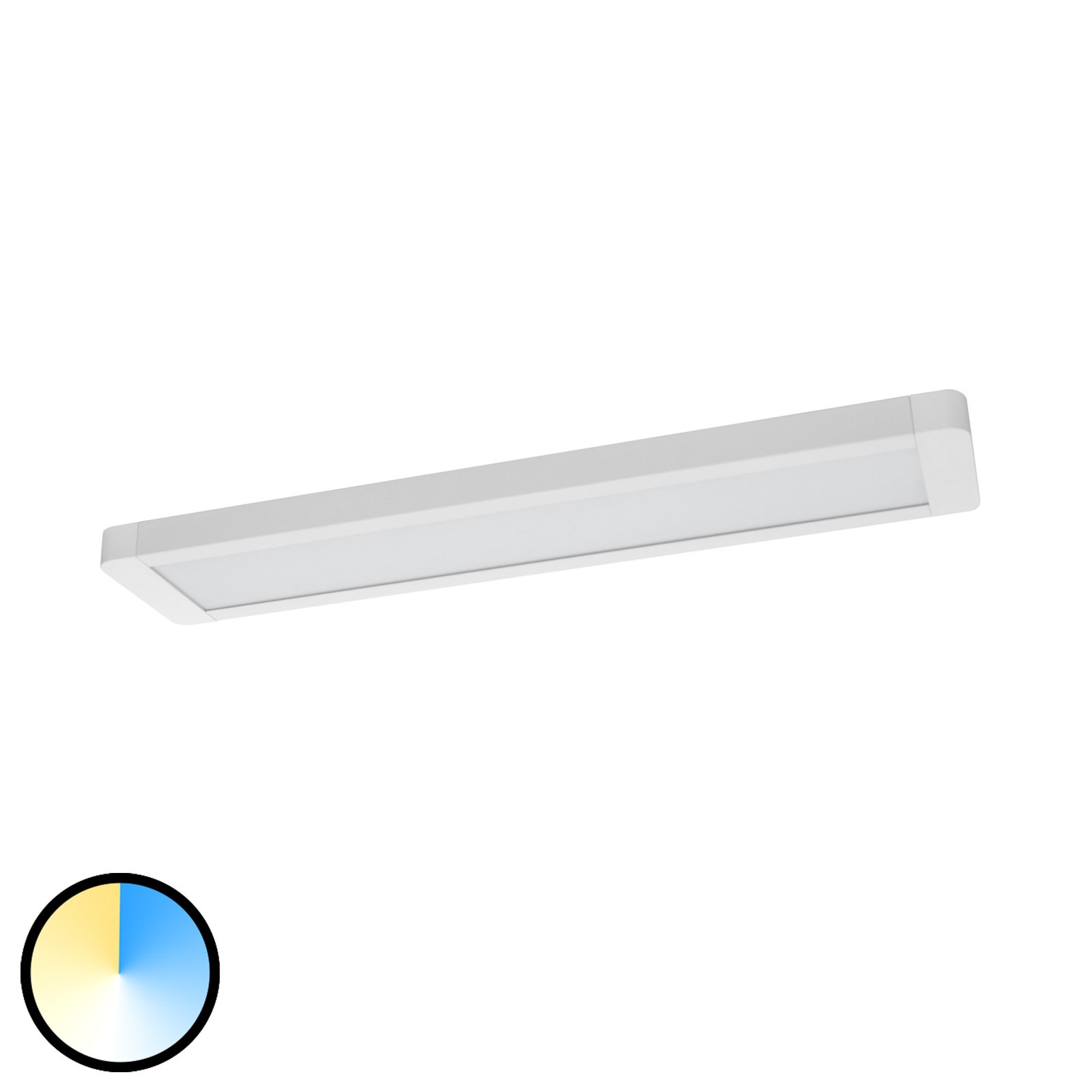 LEDVANCE Office Line LED ceiling light 60 cm, for Workroom / Office, aluminium, polycarbonate, 25 W, energy efficiency: A+, L: 61.5 cm, W: 13 cm, H: 2.5 cm