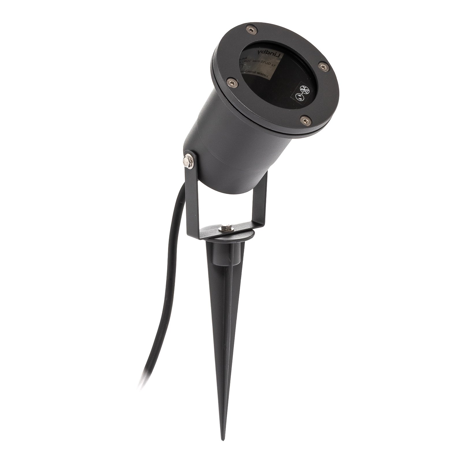 Tessa Außen Spot IP44 Grey - Lindby