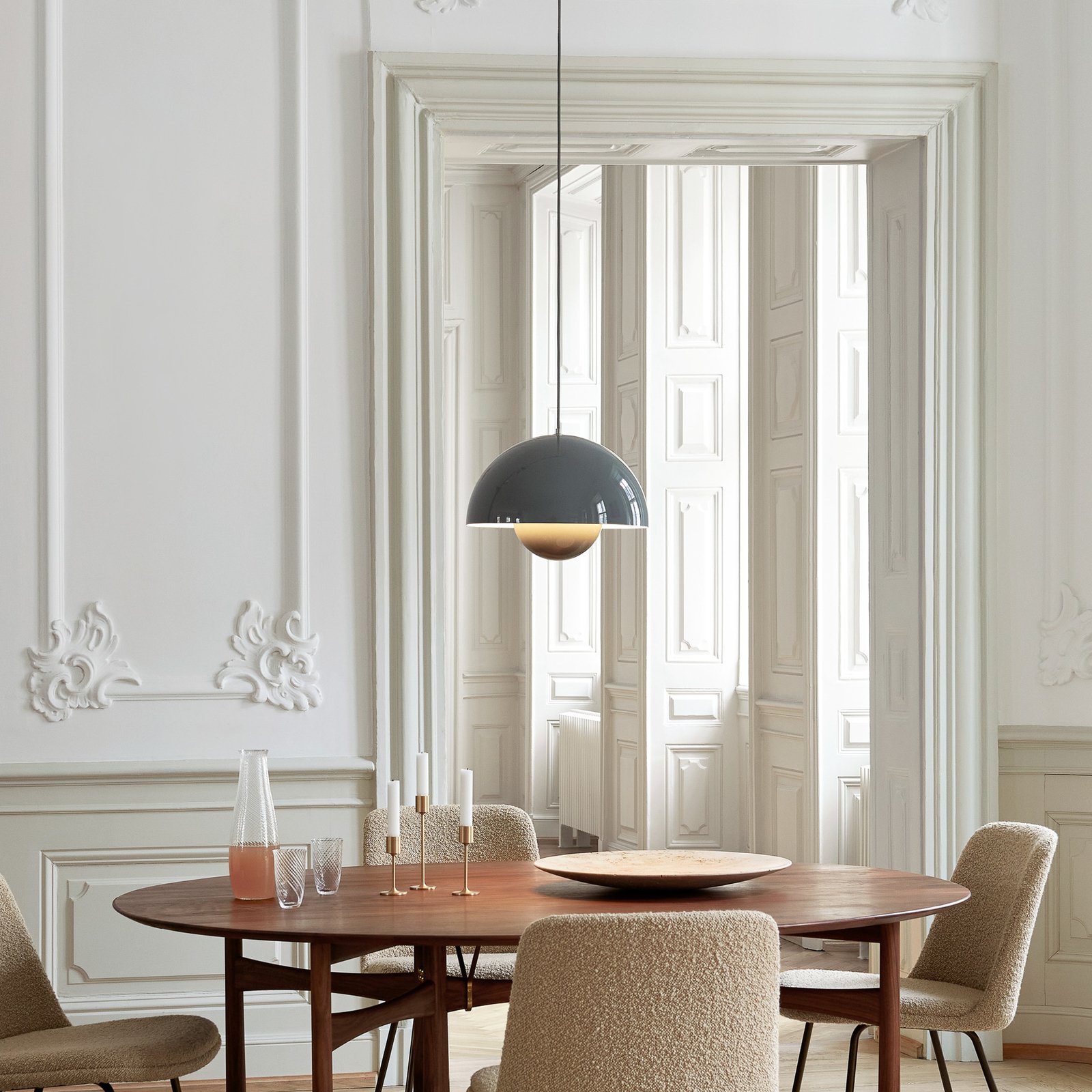 Závesné svietidlo Flowerpot VP7 Stone Blue - &Tradition