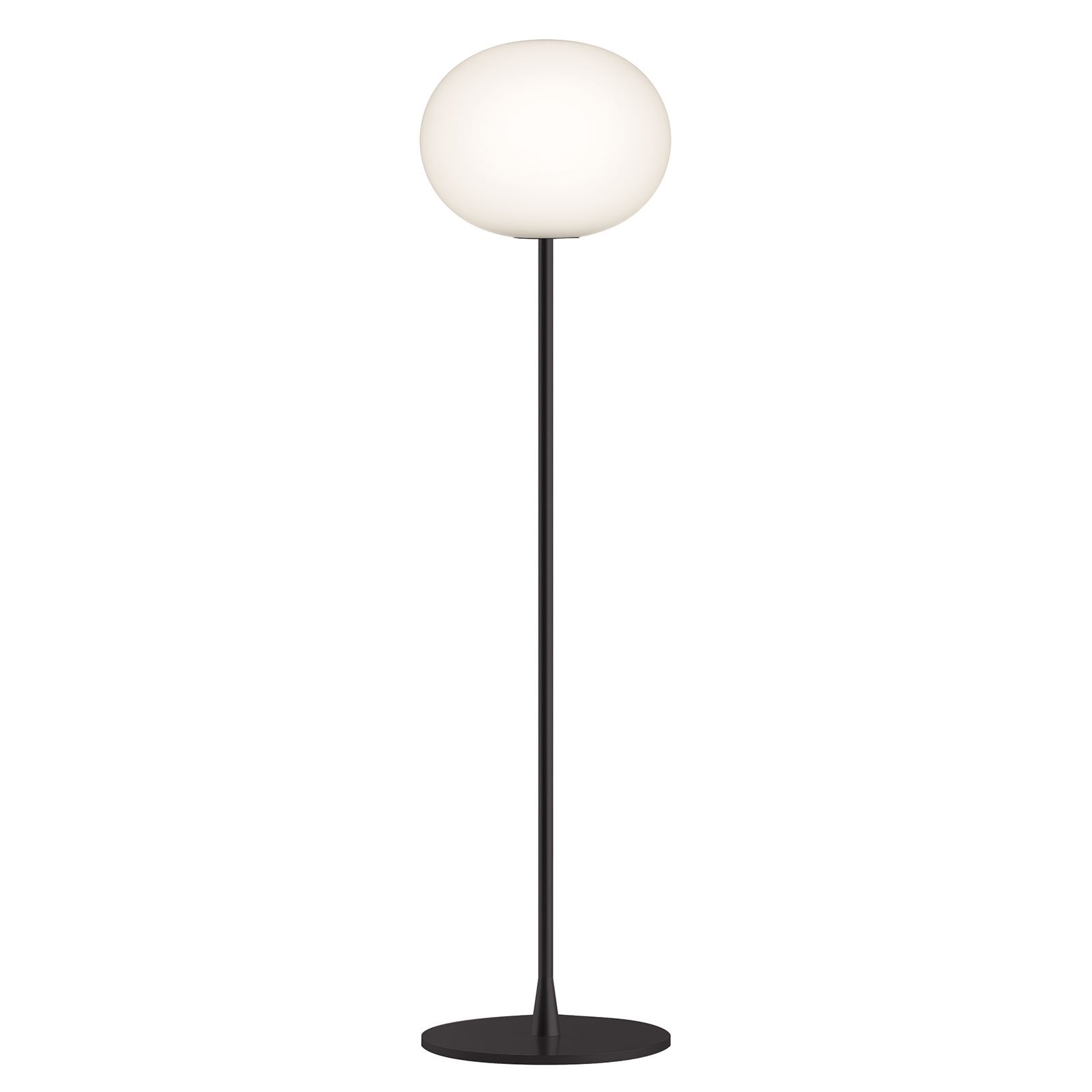 Glo-Ball F1 Piantana Matt Nero/Opale - Flos