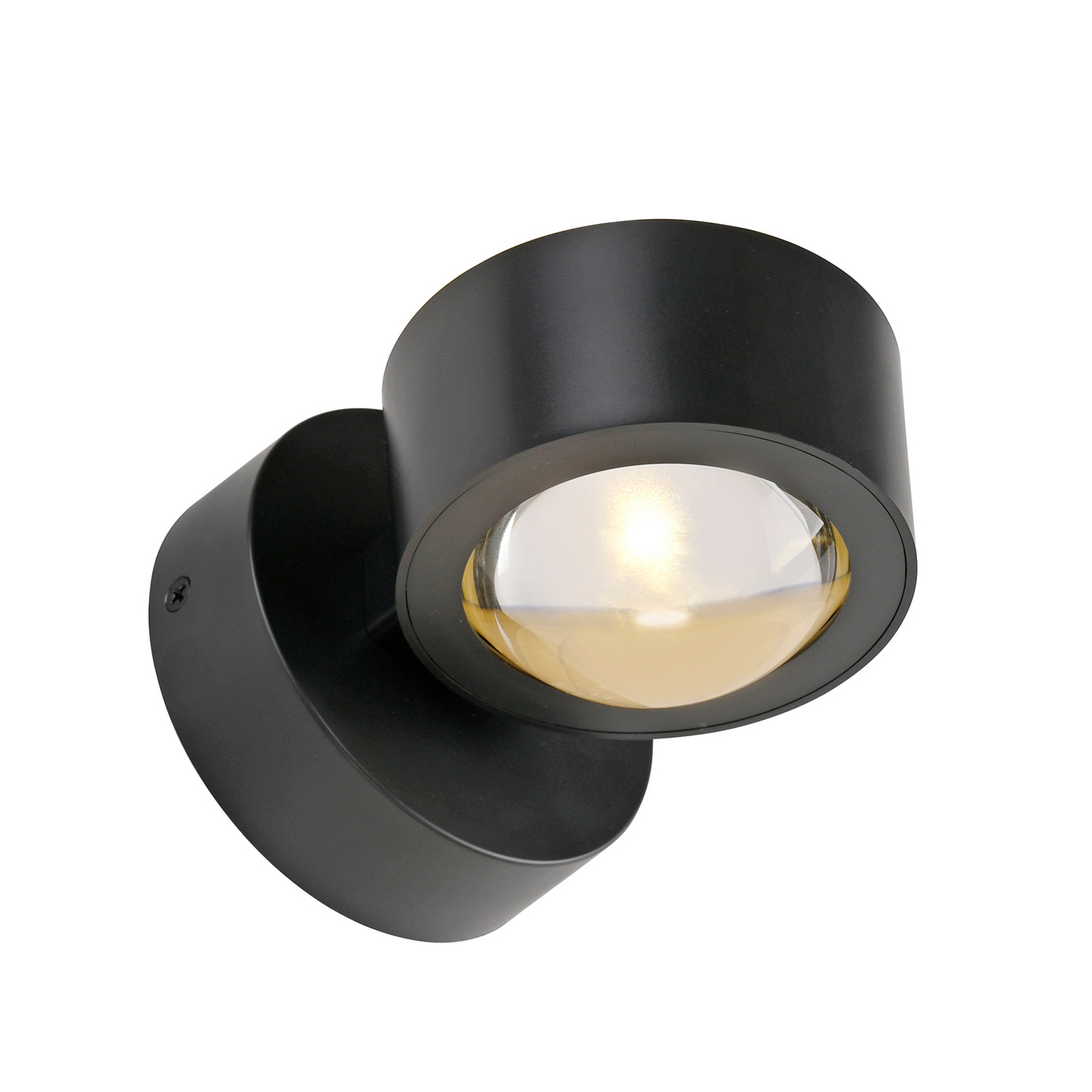 Schöner Wohnen LED wall lamp Chia, black, 3,000 K, up/down Schöner Wohnen LED wall lamp Chia, black, 3,000 K, up/down