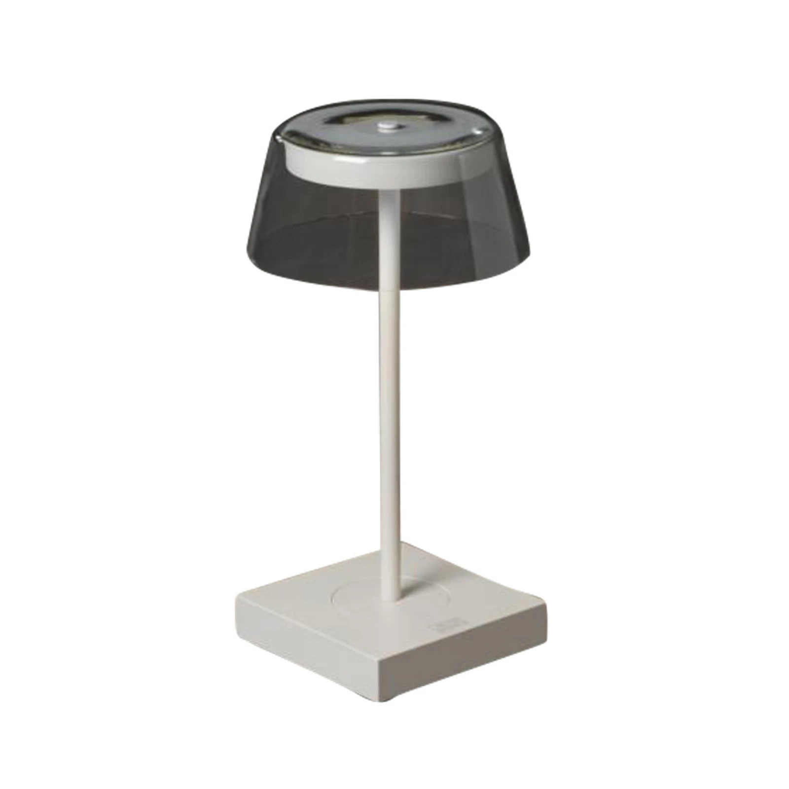 Namizna svetilka Scilla LED z USB, bela