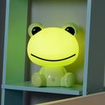 Children's table lamp Dodo frog, green, dimmable, ABS