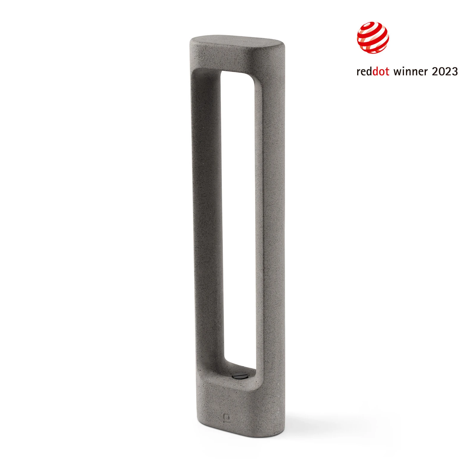 Totem LED viseča svetilka, siva, beton, višina 61,1 cm