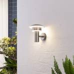 Lillie LED stainless steel outdoor wall light