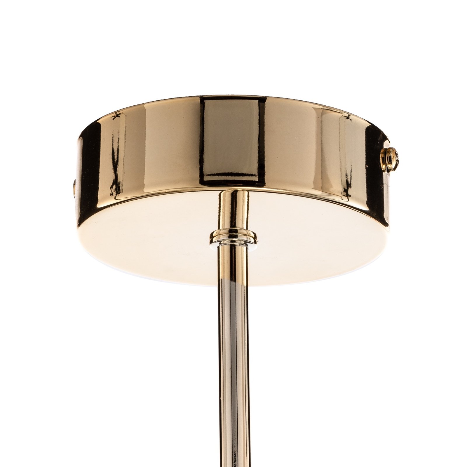 Aurora ceiling lamp, six-bulb, gold