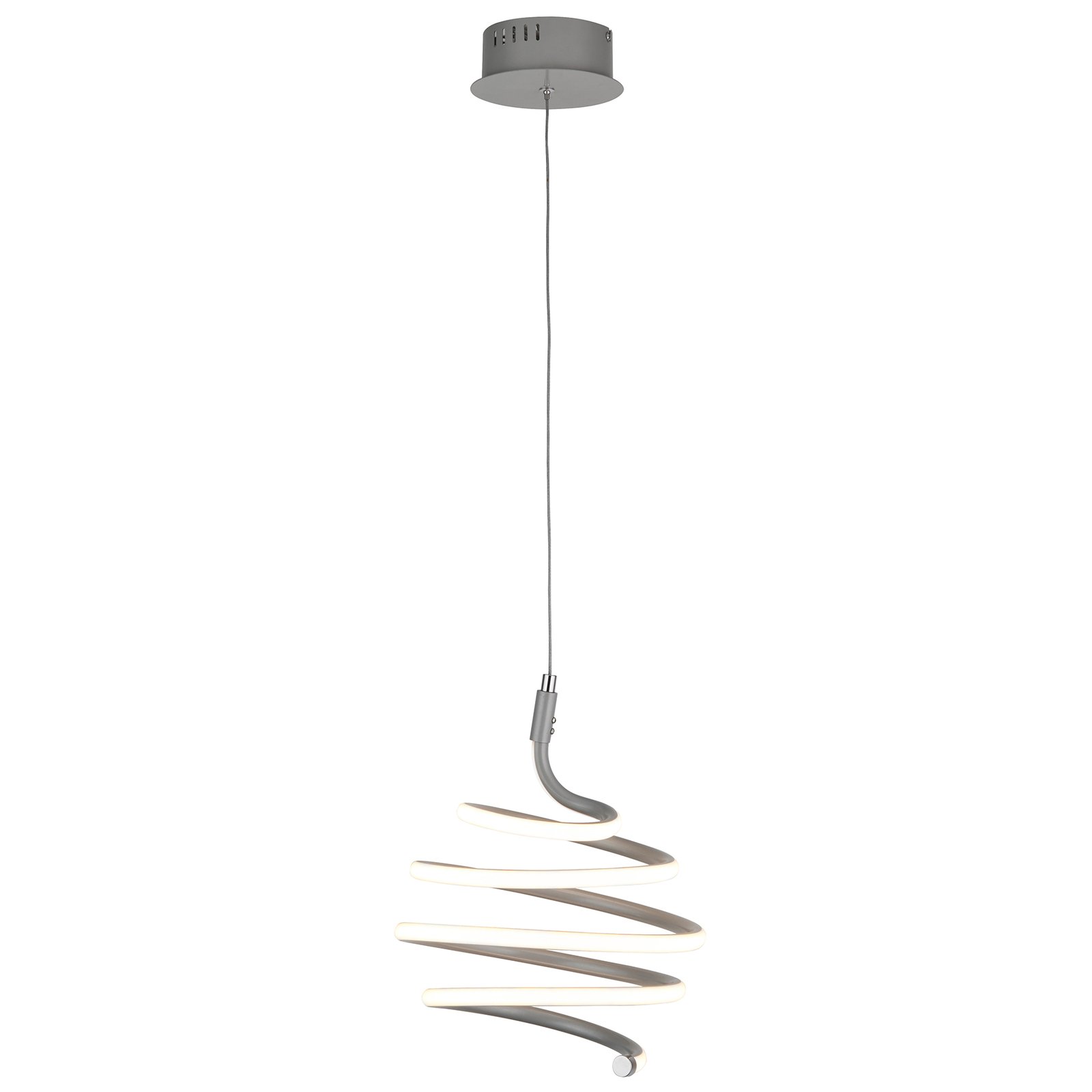 LED hanglamp Swirl in vorm van een spiraal