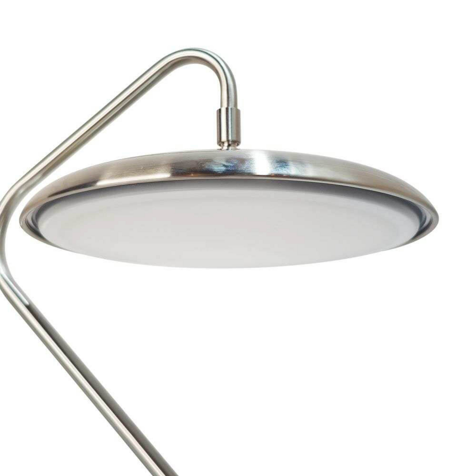 Candeeiro de mesa LED Artist, cor aço, altura 41 cm, aço inoxidável