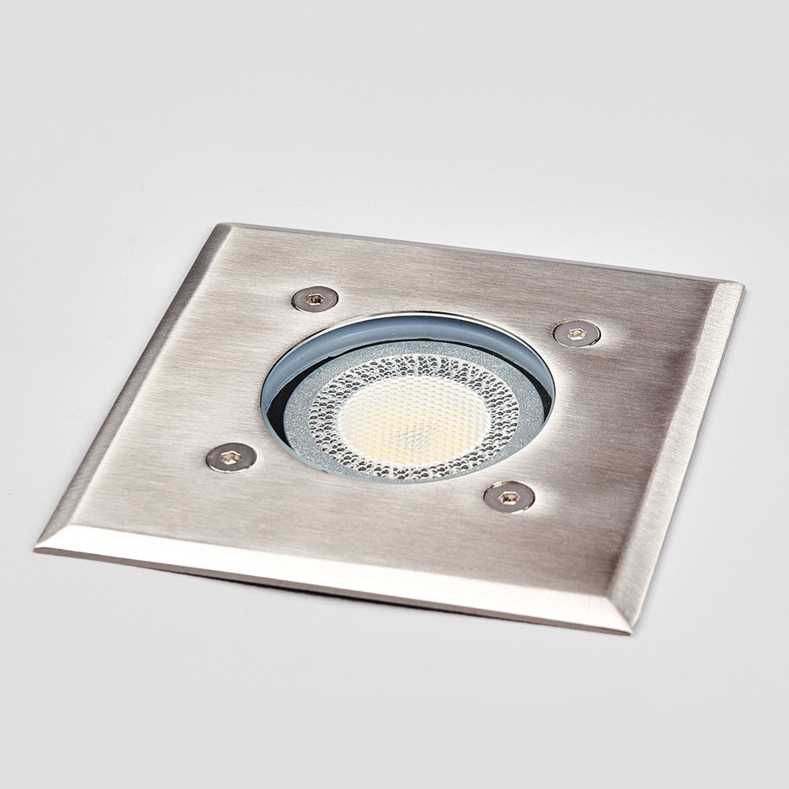 Insa Square Erd Spot IP67 Stainless Steel - Lindby