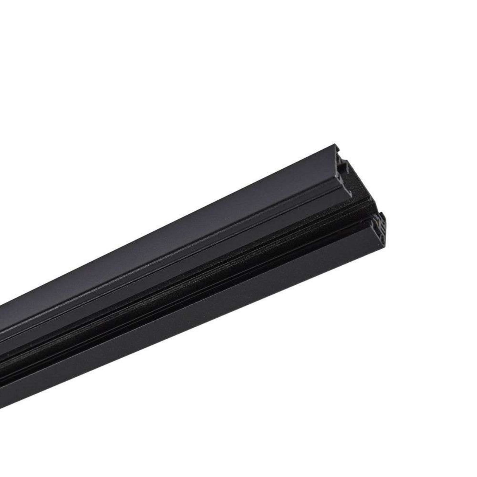 Lindby rail électrique Linaro, 2 m, noir, système monophasé Lindby rail électrique Linaro, 2 m, noir, système monophasé