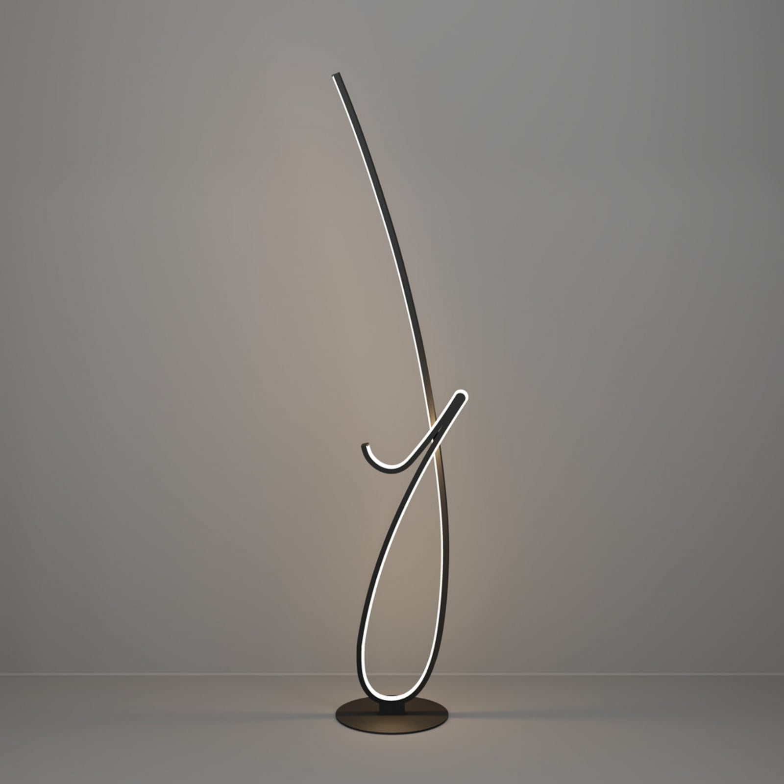 EGLO LED vloerlamp CARDONCITO, zwart, hoogte 130 cm, CCT EGLO LED vloerlamp CARDONCITO, zwart, hoogte 130 cm, CCT