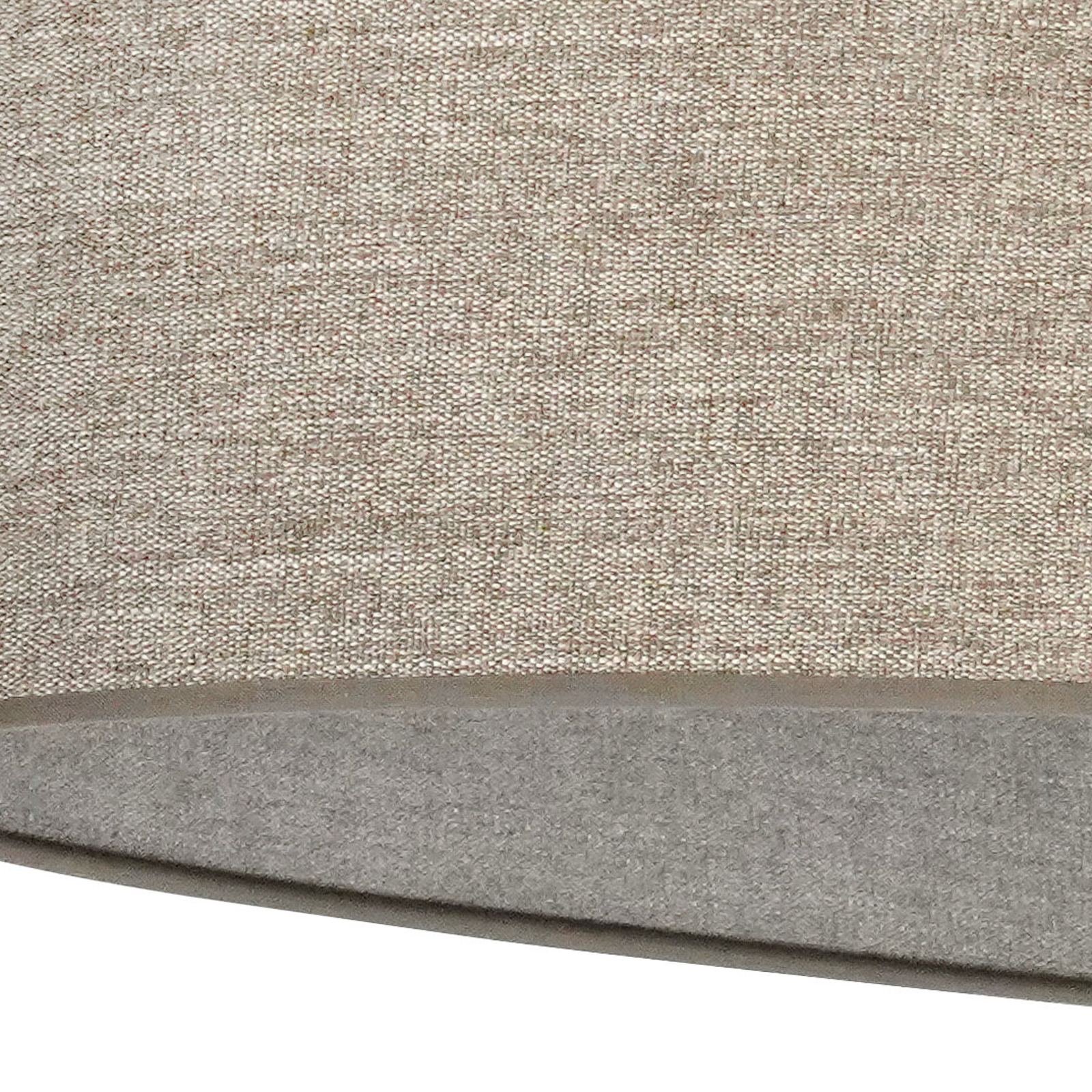 Euluna plafondlamp Celine, cappuccino, chenille stof, 80 cm