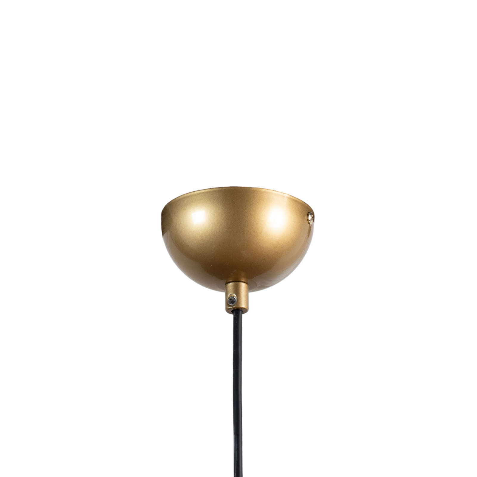 Hængelampe Telmander 11410, guldfarvet, metal, Ø 30 cm