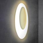 Luminária de parede Blade Open LED da Escale, branco, Ø 95 cm